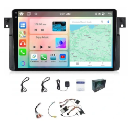 BMW 3 E46 1998-2005 ANDROID GPS USB WIFI BLUETOOTH CARPLAY ANDROID AUTO 4GB 64GB QLED